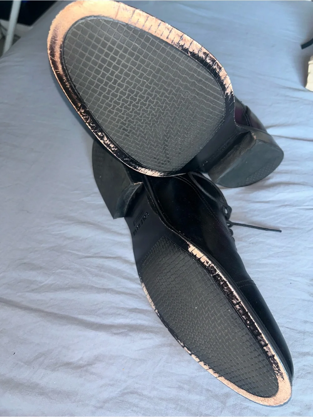 Cole Haan Men’s Black Leather Cap-Toe Oxford - Sz 13